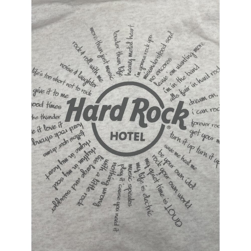 Hard Rock Daytona Beach Hoodie Light Beige‎ Full Zip Small - Picture 9 of 9